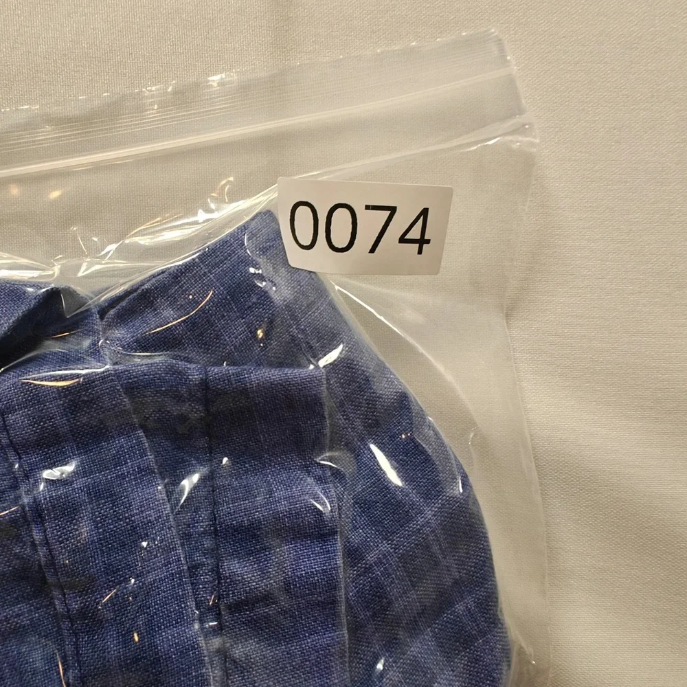 Peter Millar Crown Mens 40 Blue Plaid 100% Linen Shorts MS22B14